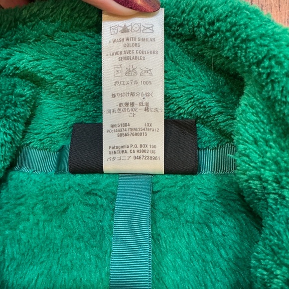 Patagonia Retro-X Polartec Thermal Pro Fleece Jacket Emerald Green Women’s L - Picture 12 of 12